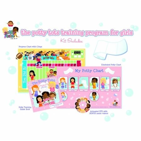 Potty Tots Potty Training Program for Girls PT-K-G